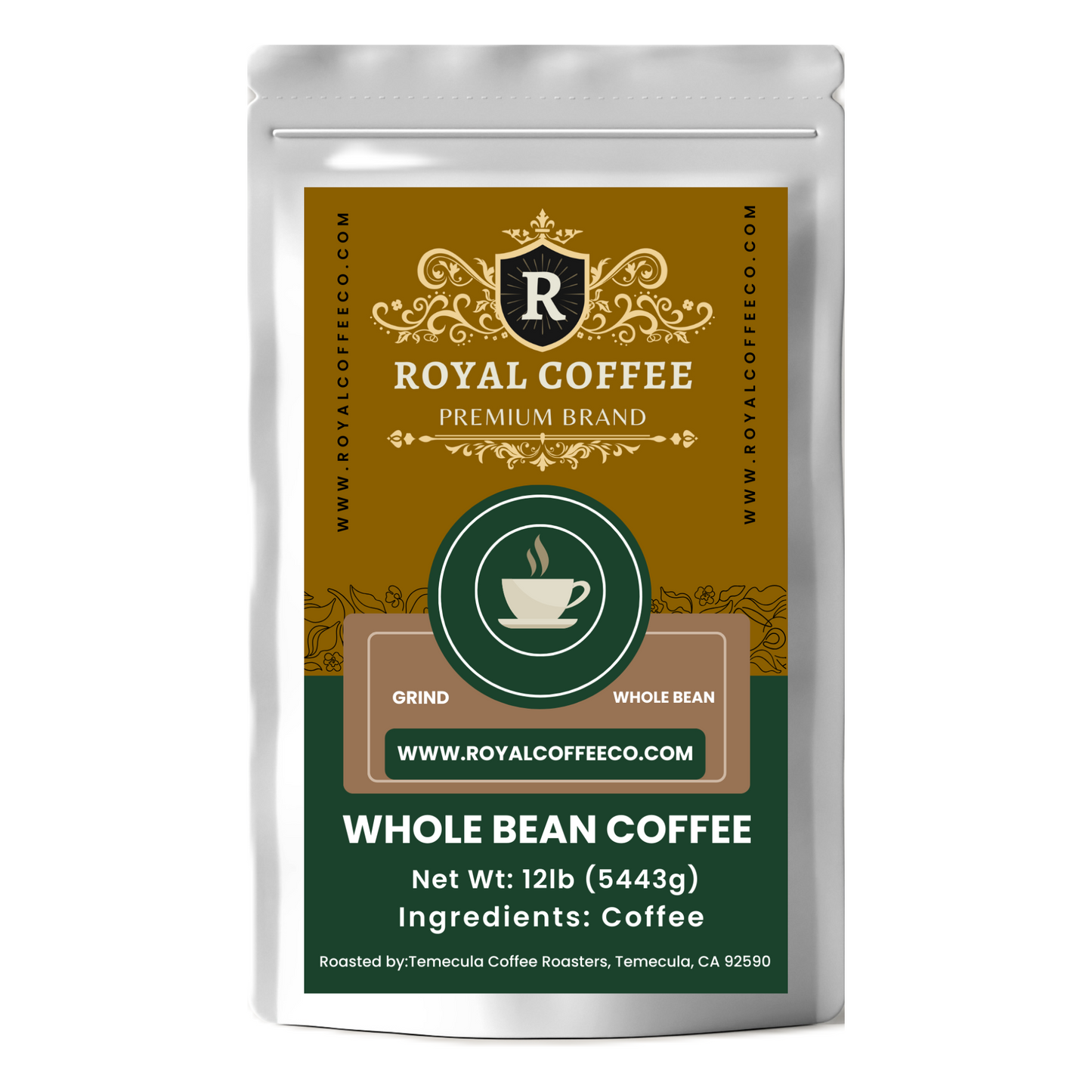 Royal Guatemala Freshly Roasted Single Origin Coffee, (Guatemala) (Whole Bean)