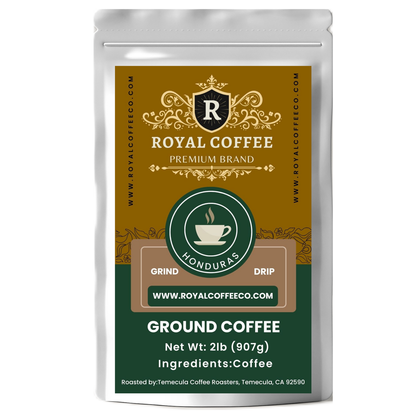 Royal Honduras Freshly Roasted Single Origin Coffee, (Honduras) (Drip)