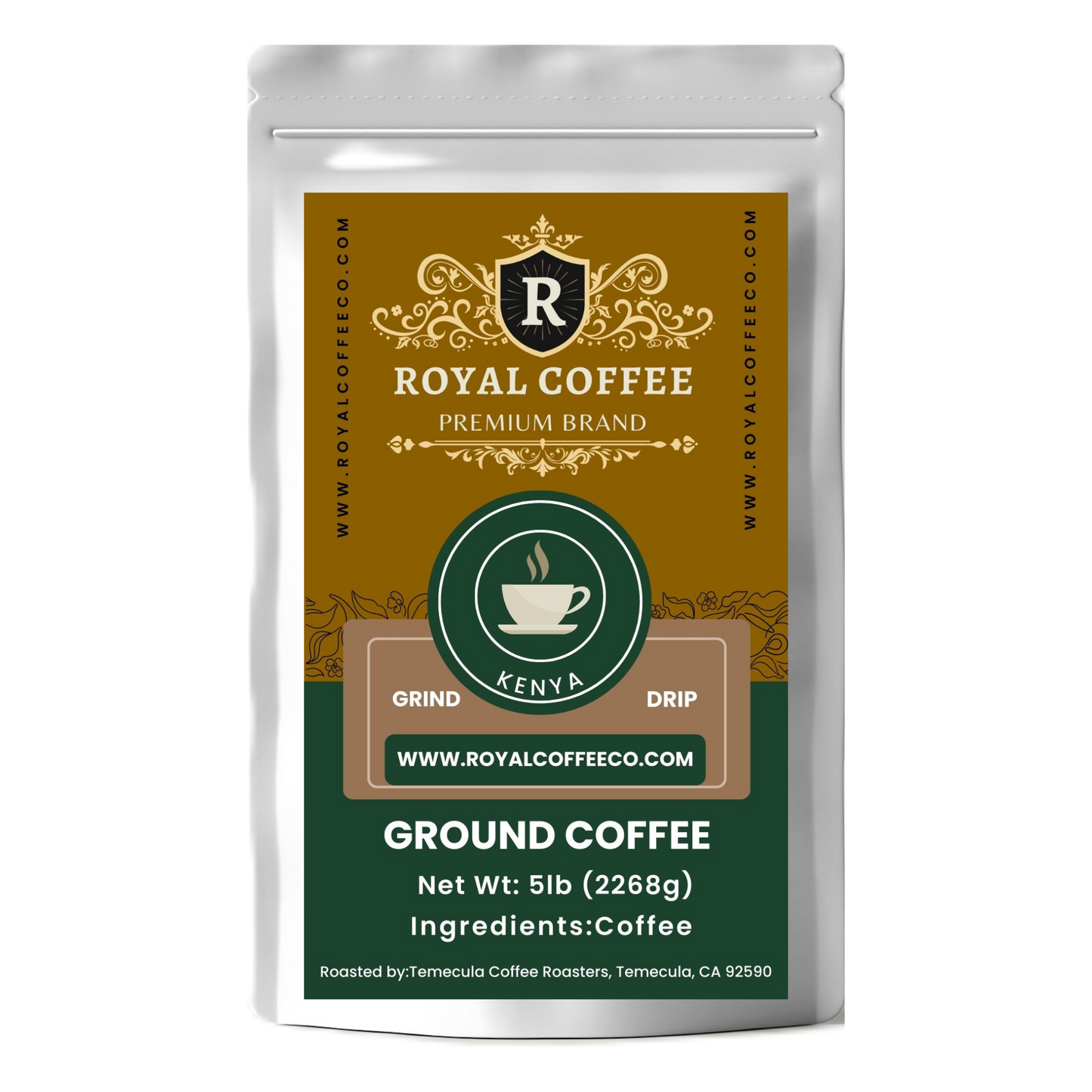 Royal Kenya Freshly Roasted Single Origin Coffee, (Kenya) (Drip)