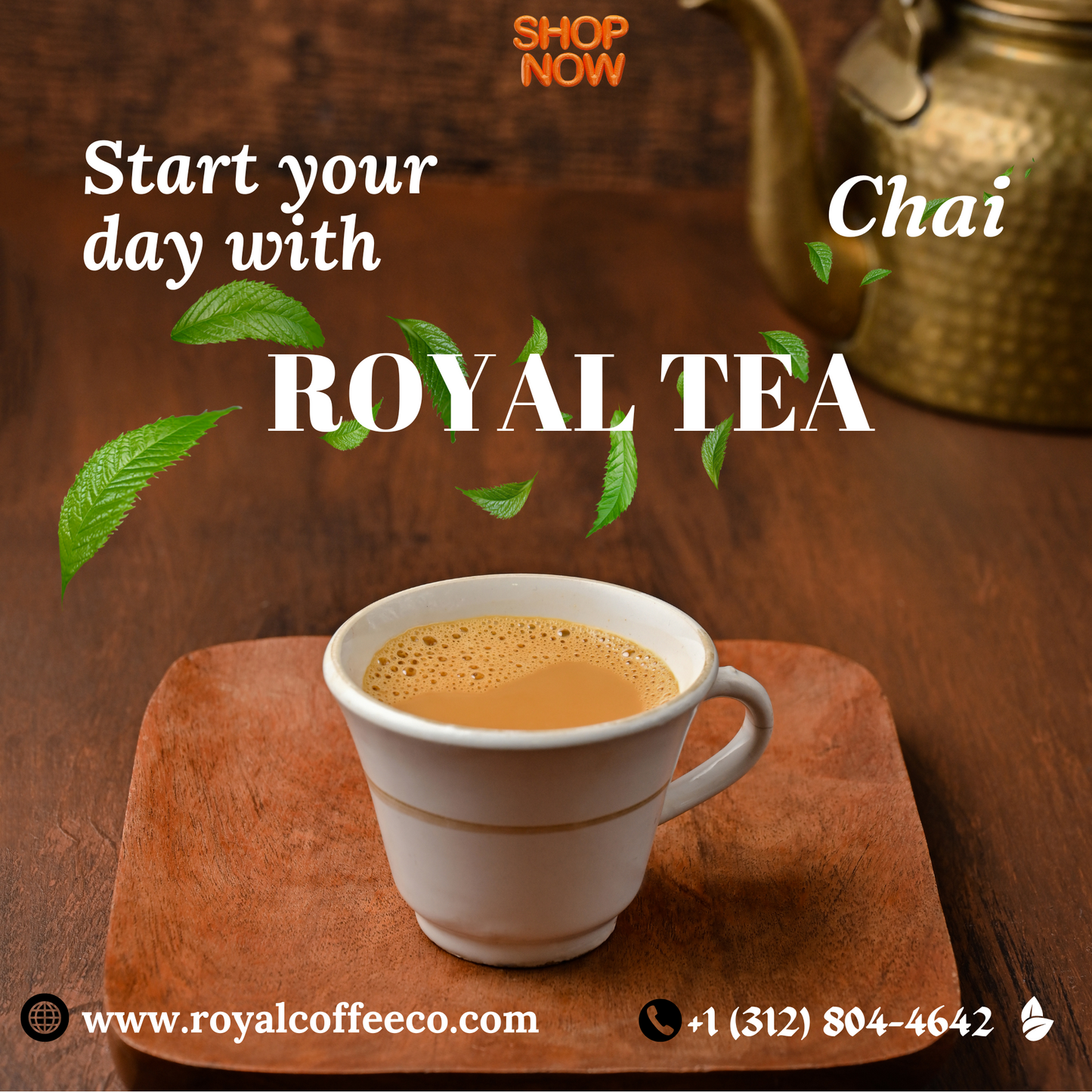 ROYAL Bold and Spicy Indian Masala Chai Tea,