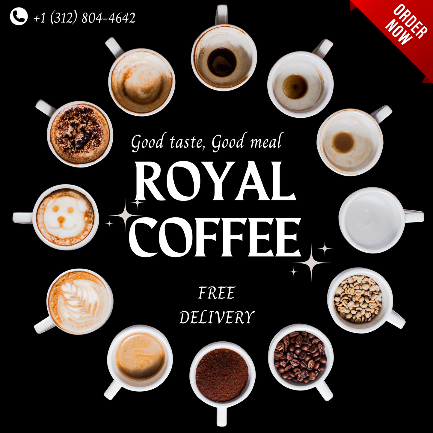 Royal Bali Blue Coffee Single Use Pod, (12 Count) (CUPS)