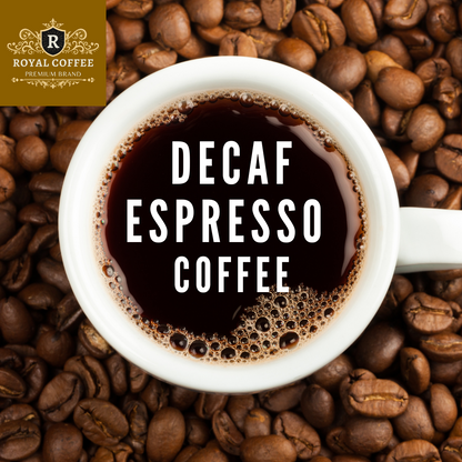 Royal Decaf Espresso Freshly Roasted Coffee, (Decaf Espresso) (Espresso)