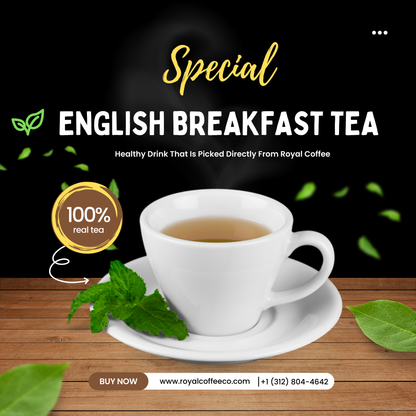 ROYAL English Breakfast  African and Indian Blend Tea,