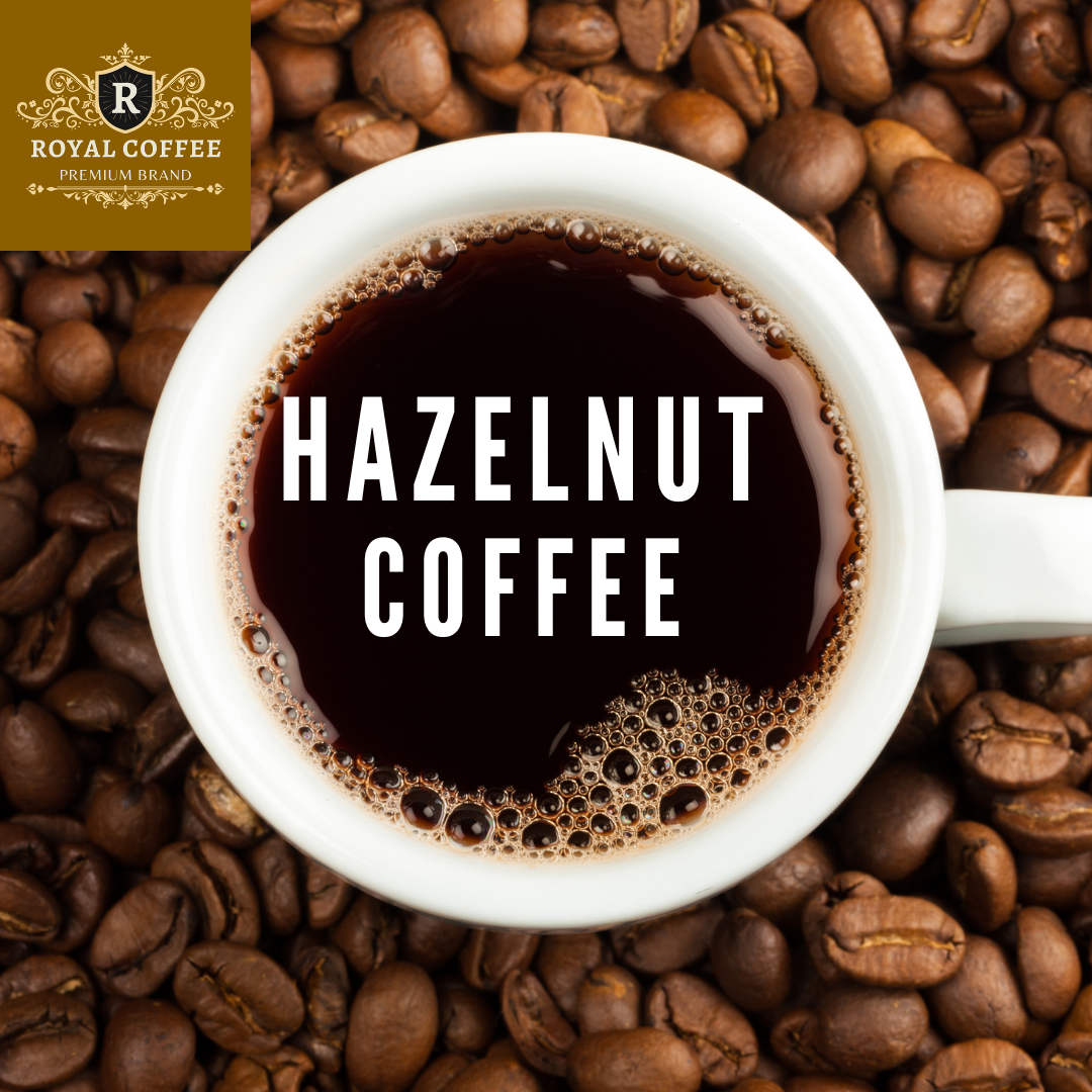 Royal Hazelnut Freshly Roasted Flavored Coffee, (Hazelnut) (Drip)