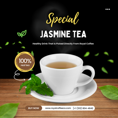 ROYAL Blend of Jasmine Blossoms and Green Tea,