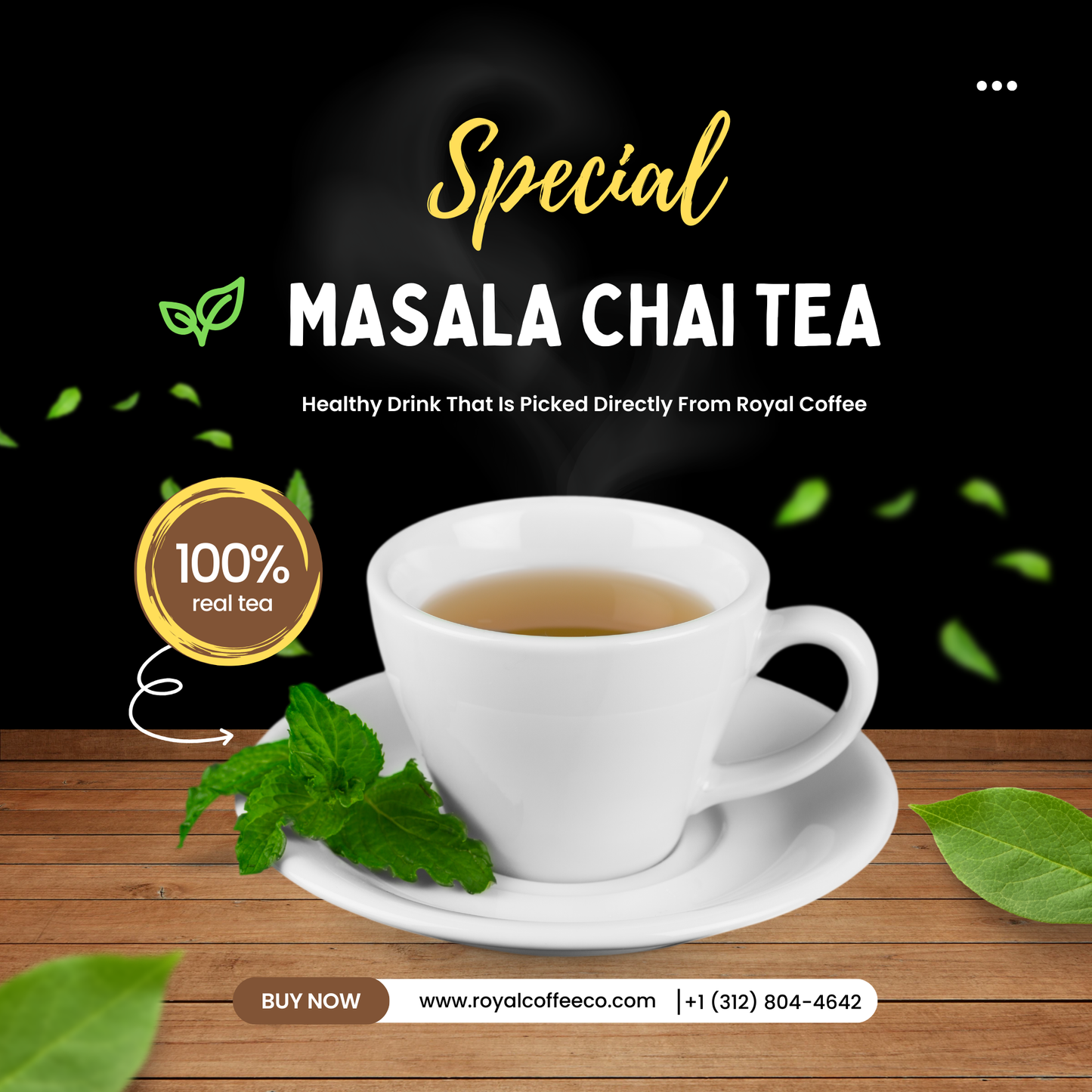 ROYAL Bold and Spicy Indian Masala Chai Tea,