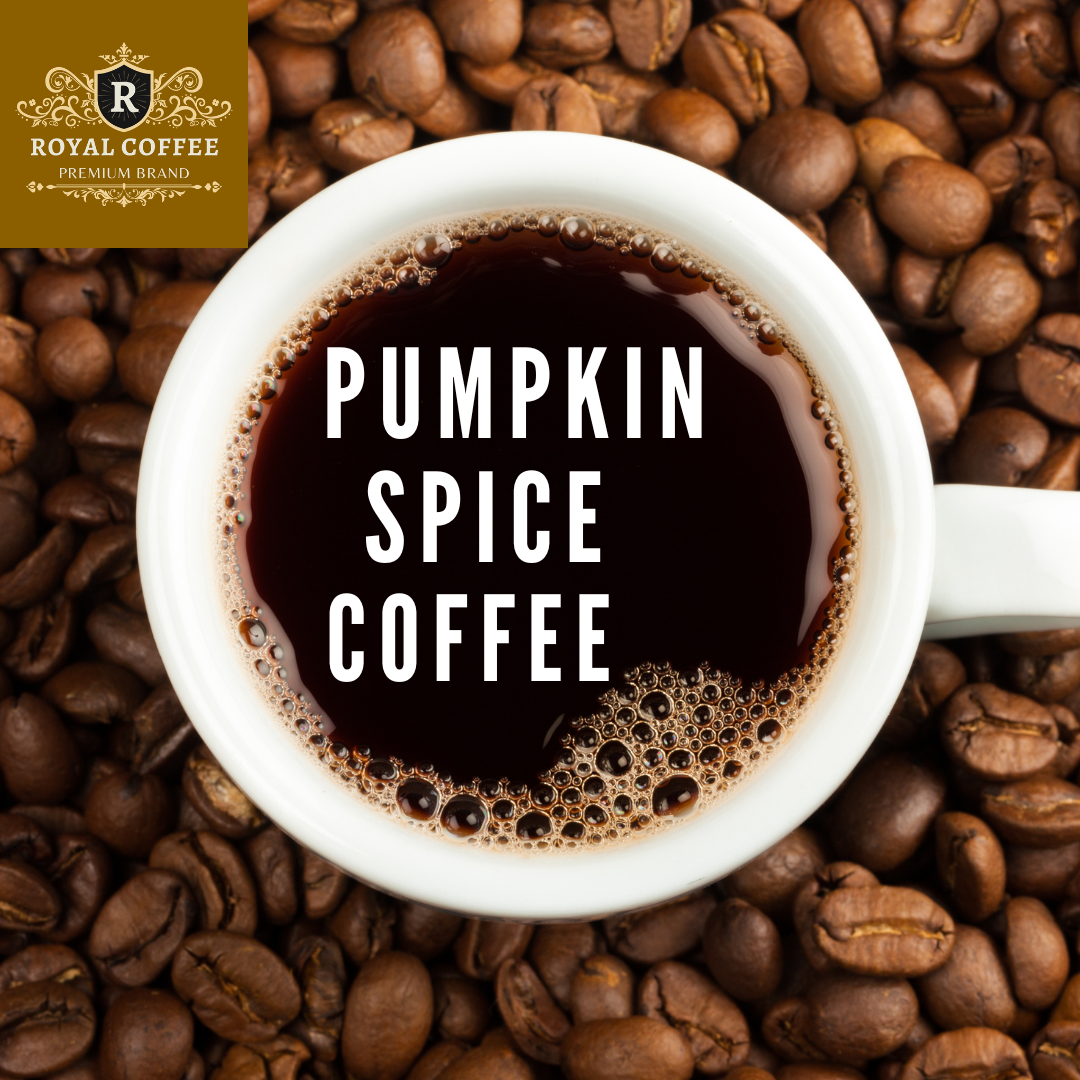 Royal Pumpkin Spice Freshly Roasted Flavored Coffee, (Pumpkin Spice) (Coarse)