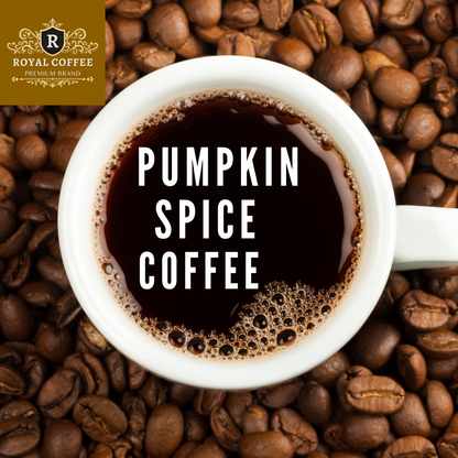 Royal Pumpkin Spice Freshly Roasted Flavored Coffee, (Pumpkin Spice) (Coarse)