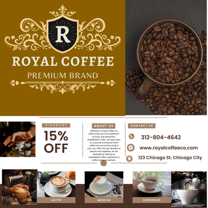 Royal Cinnamon Hazelnut Freshly Roasted Flavored Coffee, (Cinnamon Hazelnut) (Espresso)