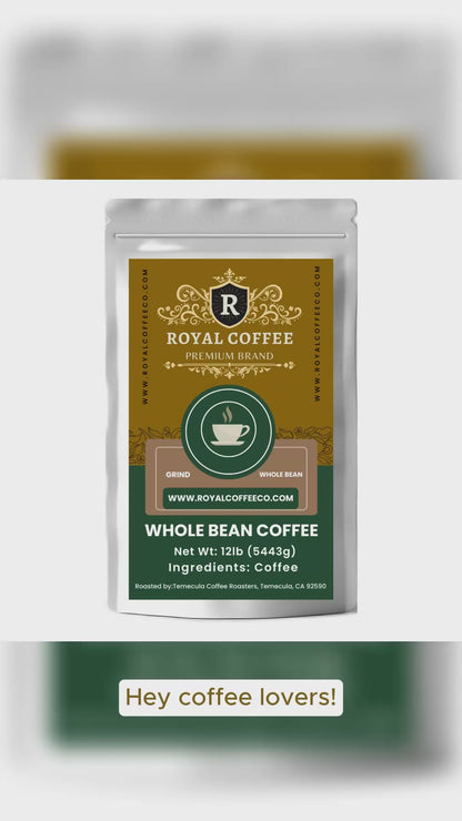 Royal Sumatra Freshly Roasted Single Origin Coffee, (Sumatra) (Whole Bean)