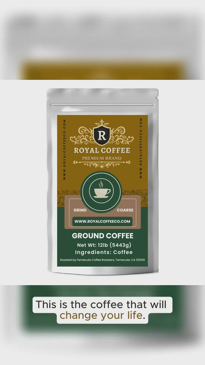 Royal Christmas Blend Freshly Roasted Coffee, (Christmas Blend) (Whole Bean)