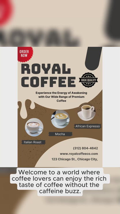 Royal Peru Decaf-Swiss Wat Freshly Roasted Single Origin Coffee, (Peru Decaf-Swiss Wat) (Whole Bean)