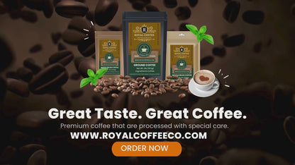 Royal Max Caf Blend Freshly Roasted Coffee, (Max Caf Blend) (Expresso)