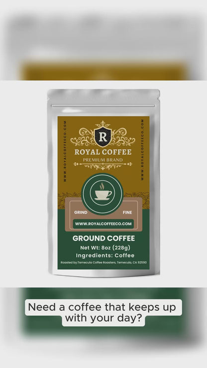 Royal Max Caf Blend Freshly Roasted Coffee, (Max Caf Blend) (Expresso)