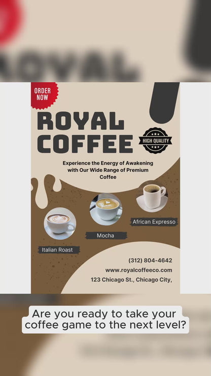 Royal Papua New Guinea Freshly Roasted Single Origin Coffee, (Papua New Guinea) (Coarse)