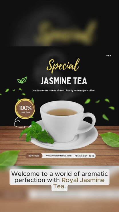 ROYAL Blend of Jasmine Blossoms and Green Tea,