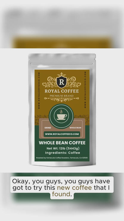 Royal Italian Roast Freshly Roasted Coffee, (Italian Roast) (Expresso)
